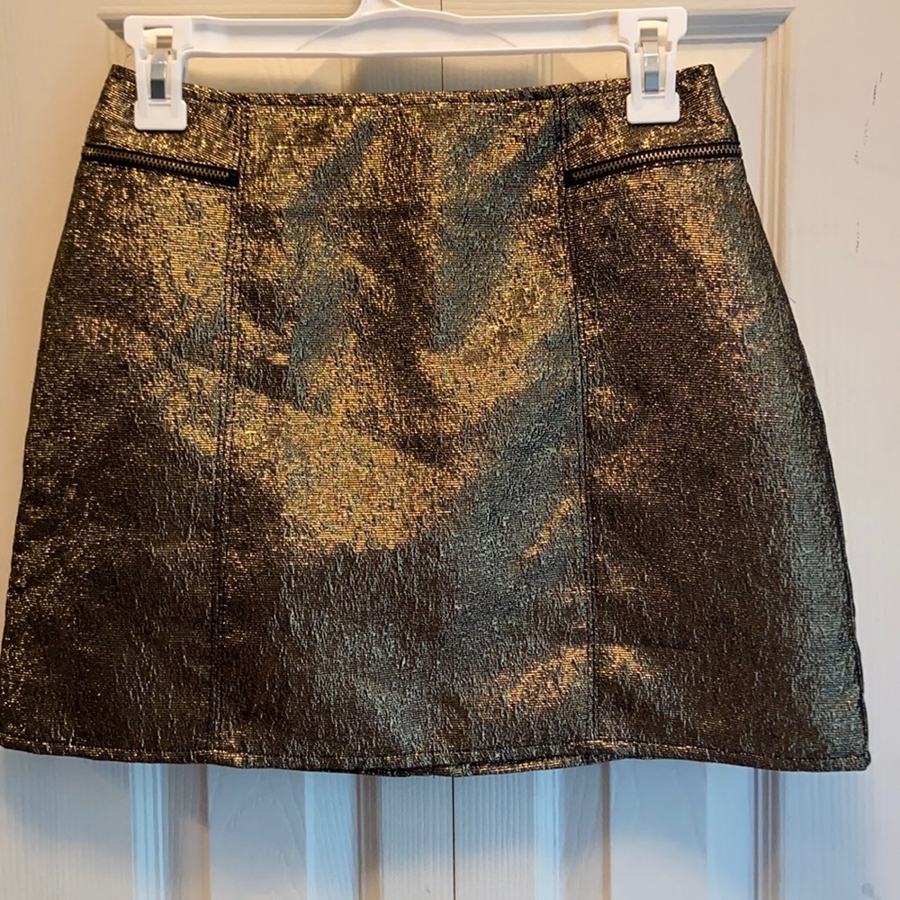 Mini Skirt gold